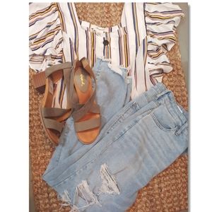 AEO distressed jeans